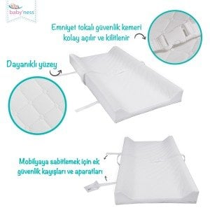Alt Değiştirme Minderi Beyaz
