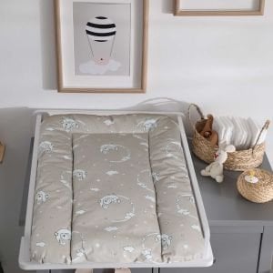 Elyaf Dolgulu Alt Değiştirme Minderi Aydede Bej (50x70cm)