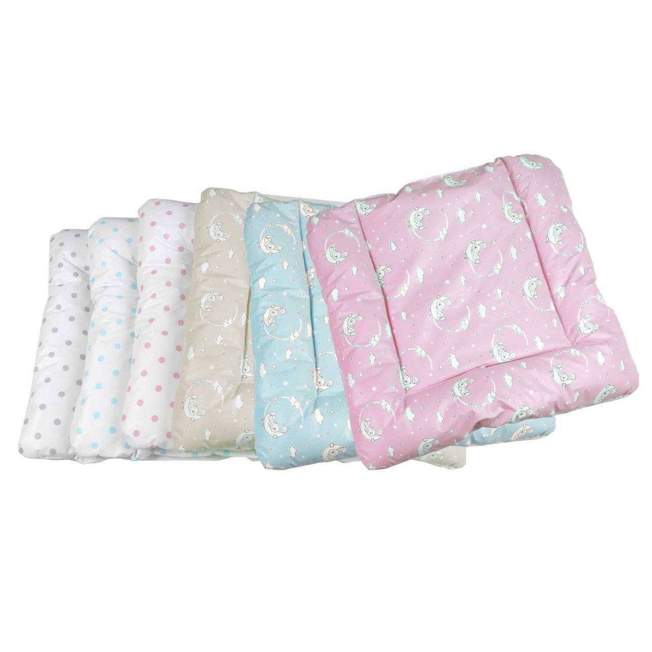 baby'ness Fibre-filled Changing Mat — Polka dot Blue — view 5