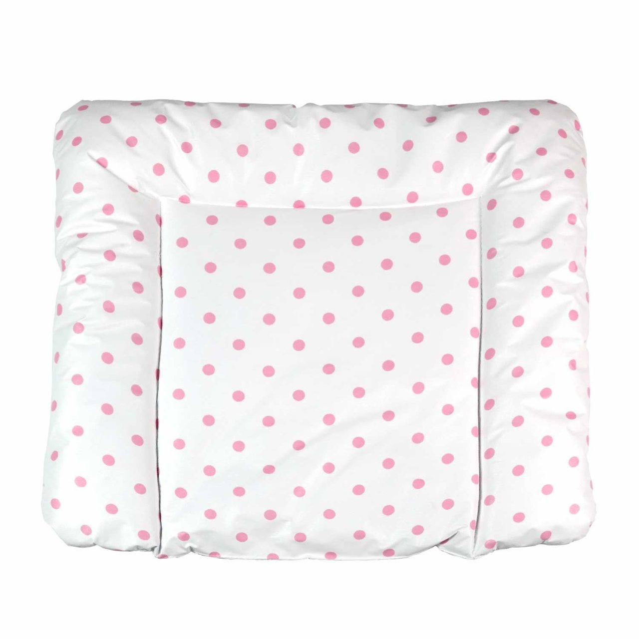 Fibre-filled changing mat polka dot pink
