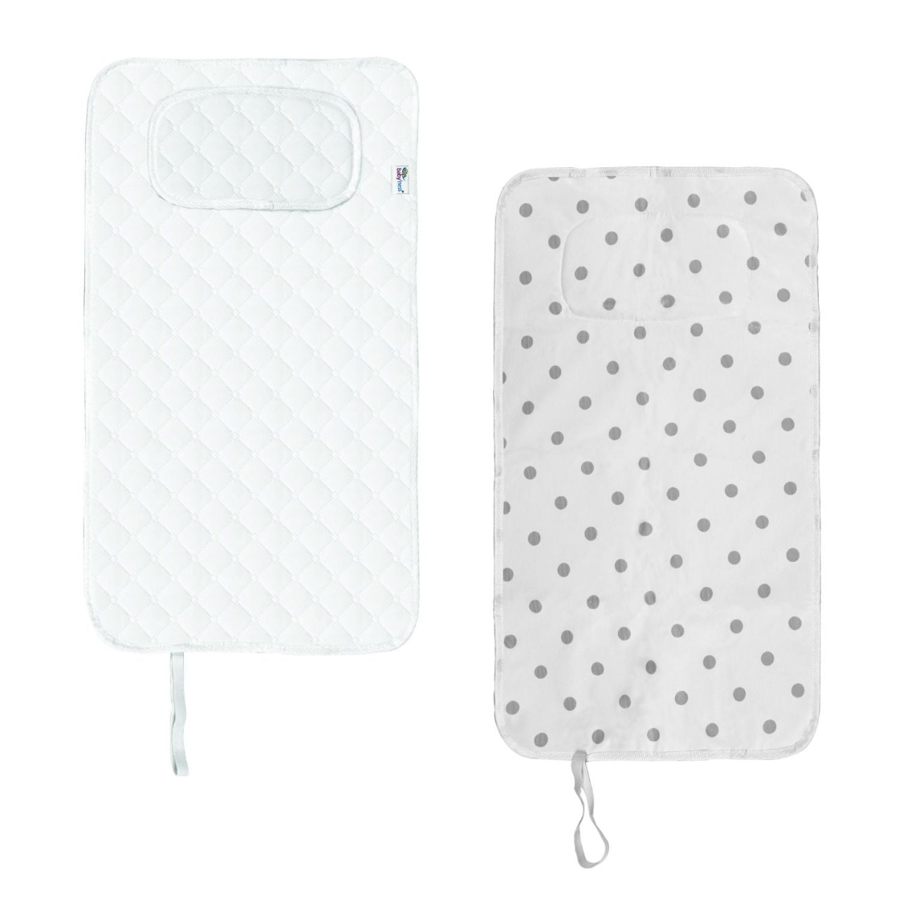 baby'ness Travel-size Changing Pad — Polka dot Grey