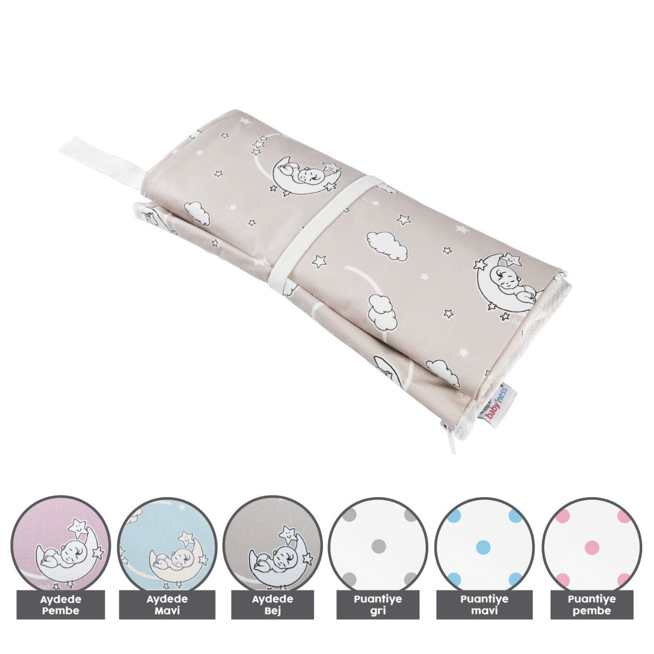 baby'ness Travel-size Changing Care Set — Aydede Beige — view 5