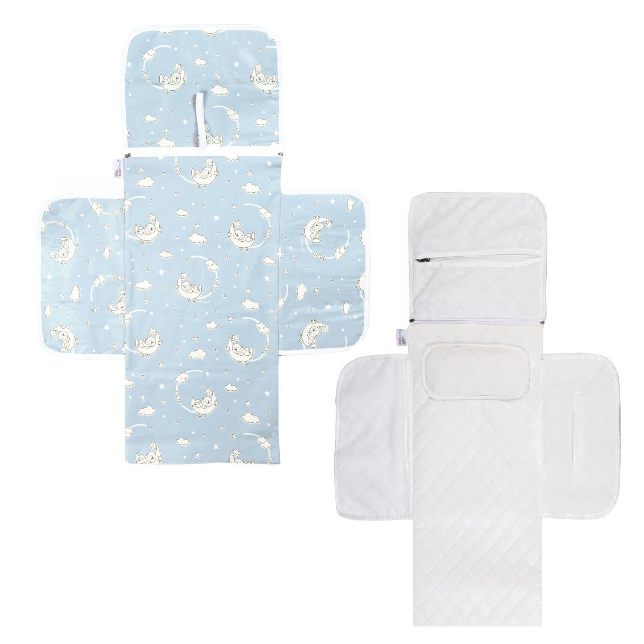Travel-size changing care set Aydede blue