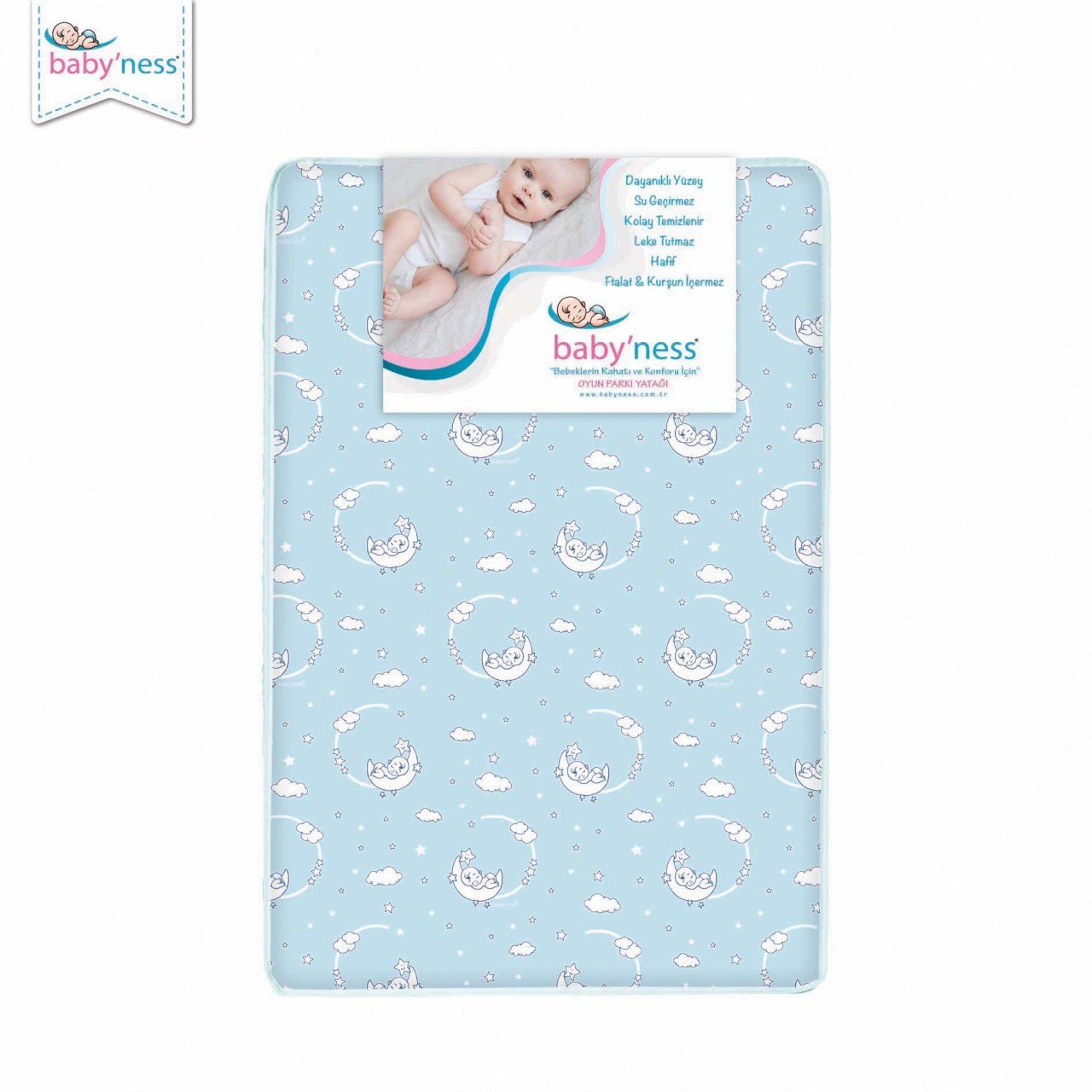 Playpen mattress Aydede blue