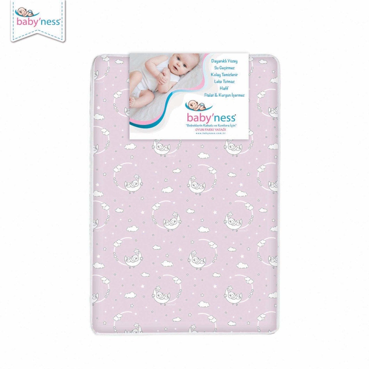 Playpen mattress Aydede pink