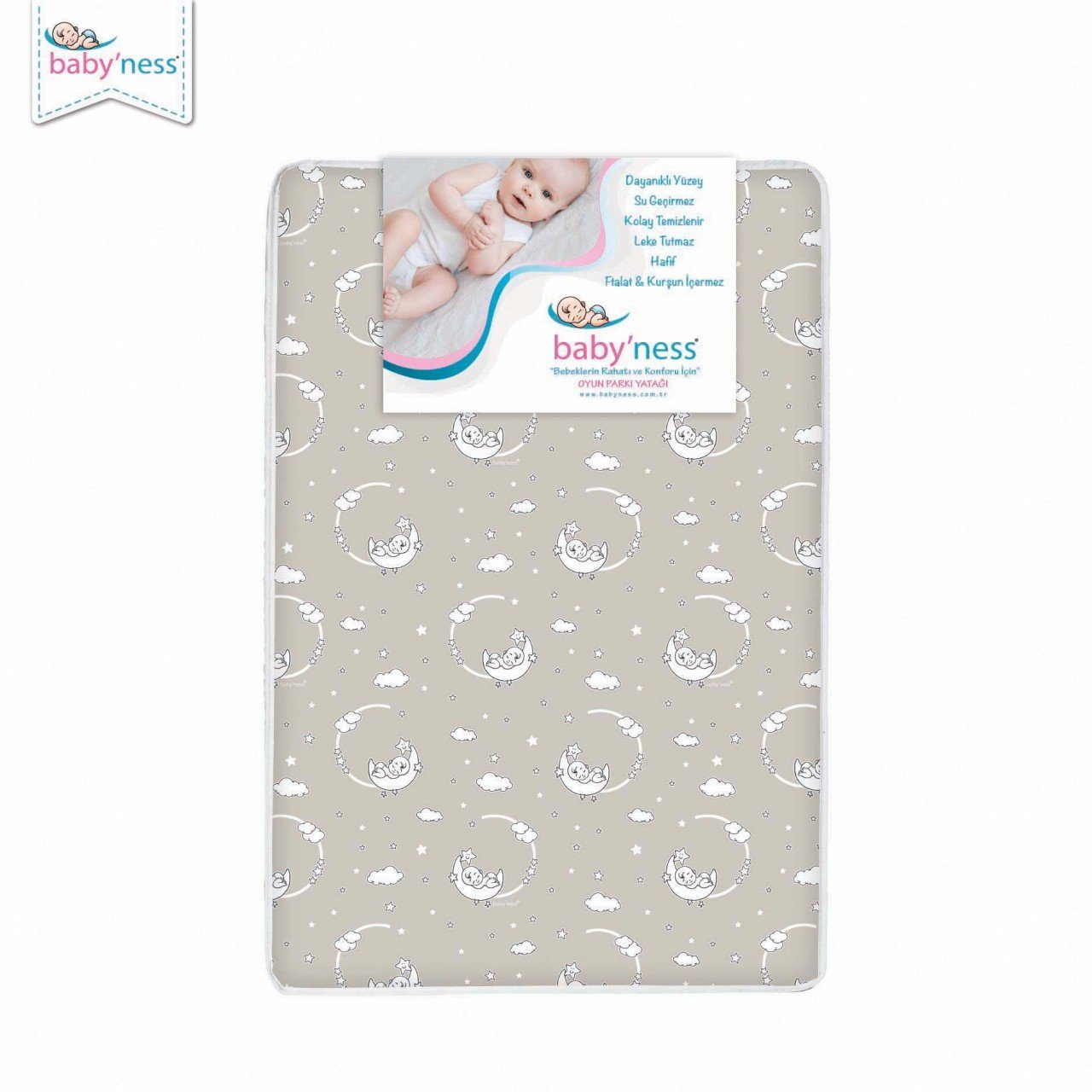 baby'ness Playpen Mattress — Aydede Beige